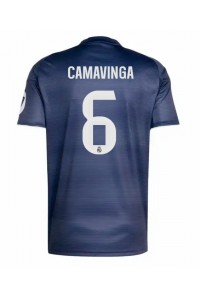 Real Madrid Eduardo Camavinga #6 Voetbaltruitje Uit tenue 2025-26 Korte Mouw